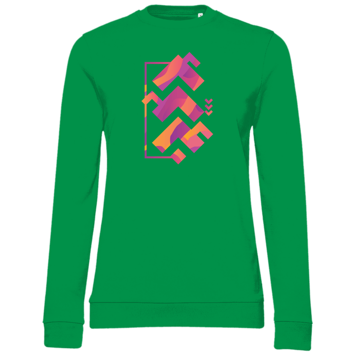 Abstrakte Formen - Damen Sweatshirt - Textilzauber