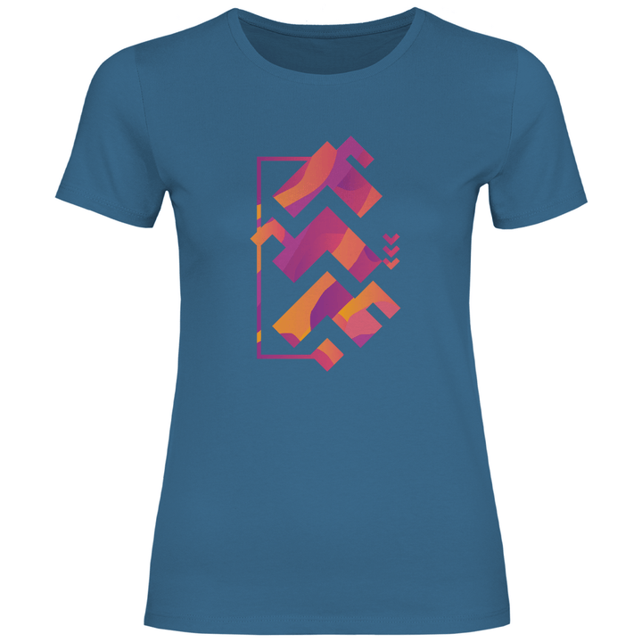 Abstrakte Formen - Damen T - Shirt - Textilzauber