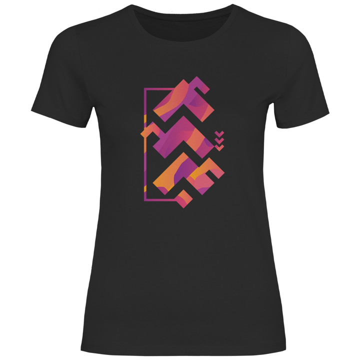 Abstrakte Formen - Damen T - Shirt - Textilzauber