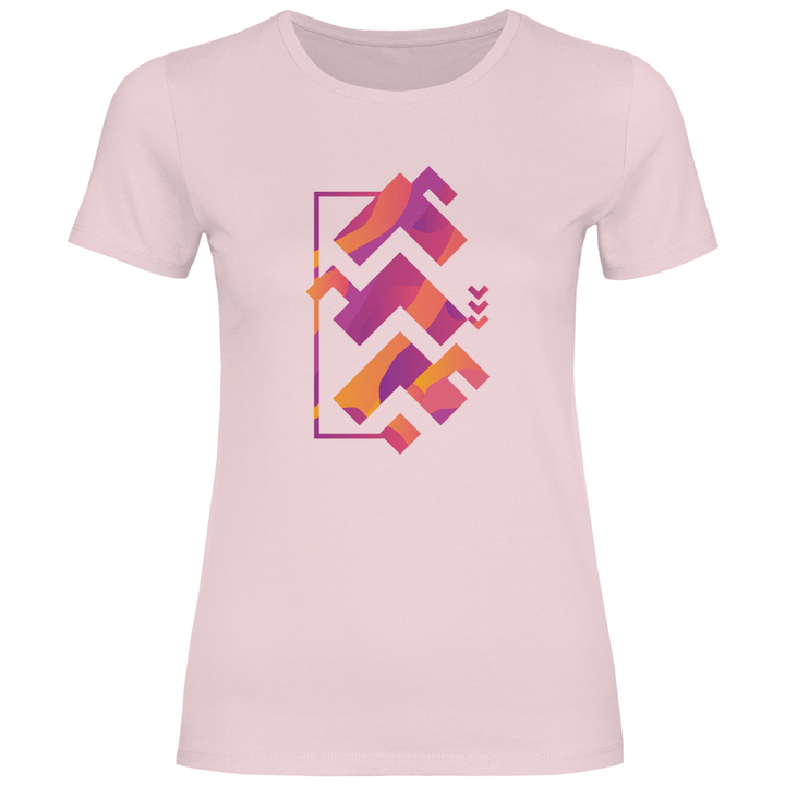 Abstrakte Formen - Damen T - Shirt - Textilzauber