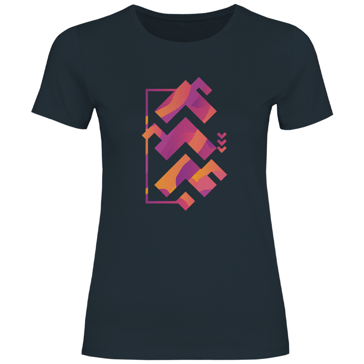 Abstrakte Formen - Damen T - Shirt - Textilzauber