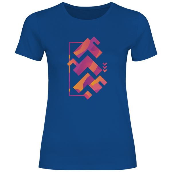 Abstrakte Formen - Damen T - Shirt - Textilzauber