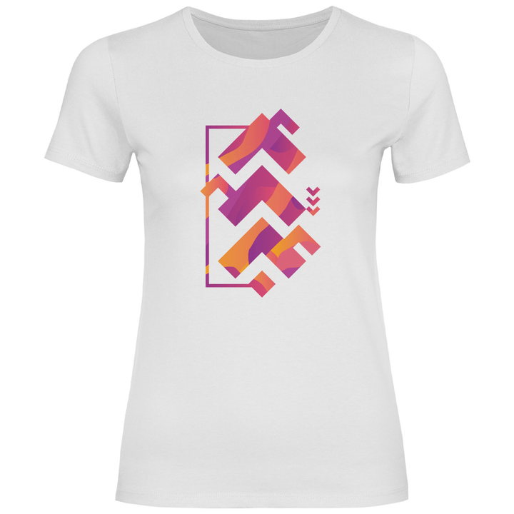 Abstrakte Formen - Damen T - Shirt - Textilzauber
