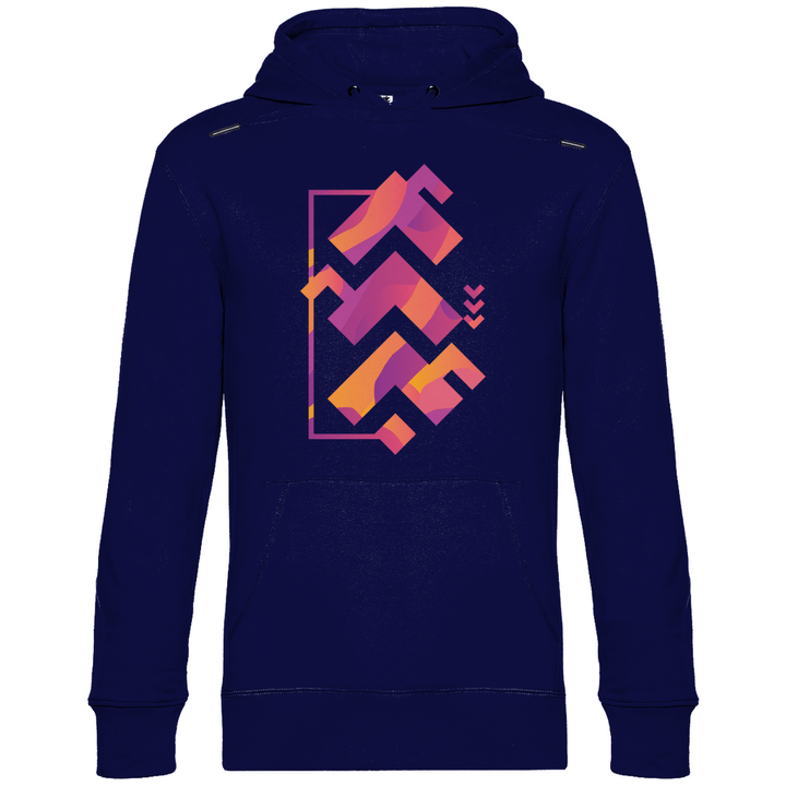 Abstrakte Formen - Herren Hoodie - Textilzauber