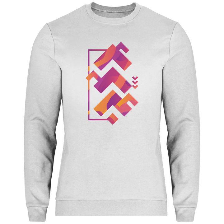 Abstrakte Formen - Herren Sweatshirt - Textilzauber