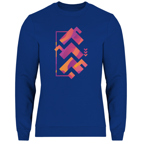 Abstrakte Formen - Herren Sweatshirt - Textilzauber