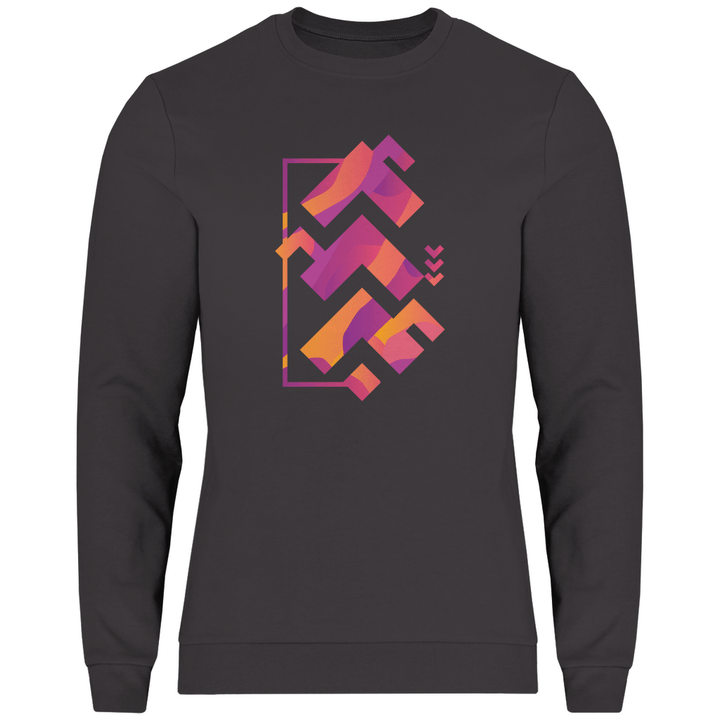Abstrakte Formen - Herren Sweatshirt - Textilzauber