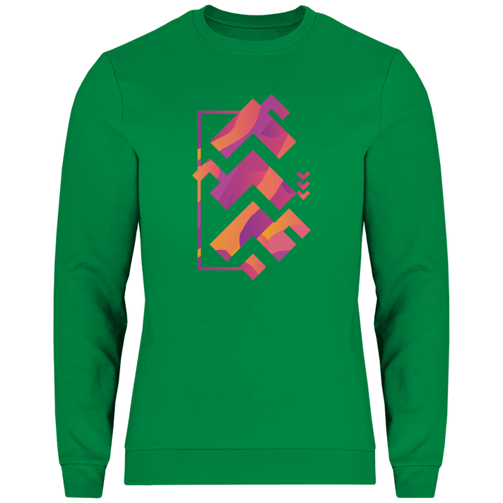 Abstrakte Formen - Herren Sweatshirt - Textilzauber