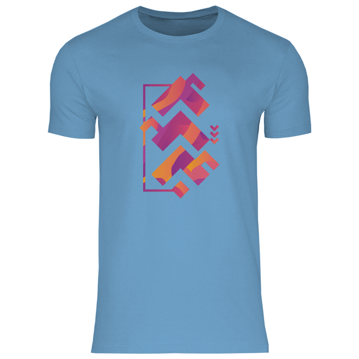 Abstrakte Formen - Herren T - Shirt - Textilzauber
