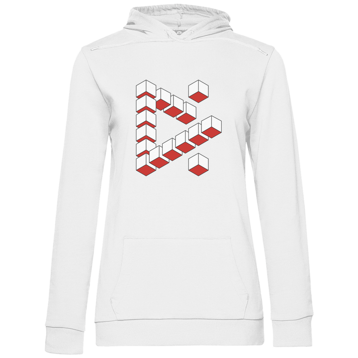 Abstrakte Kuben - Damen Hoodie - Textilzauber
