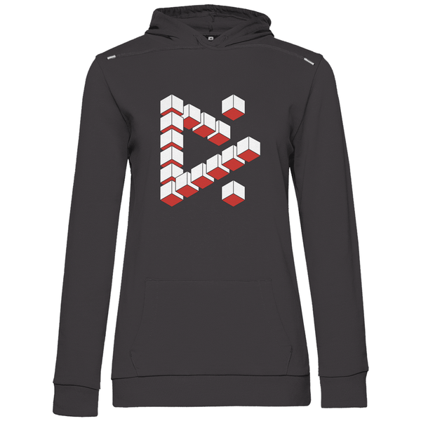 Abstrakte Kuben - Damen Hoodie - Textilzauber