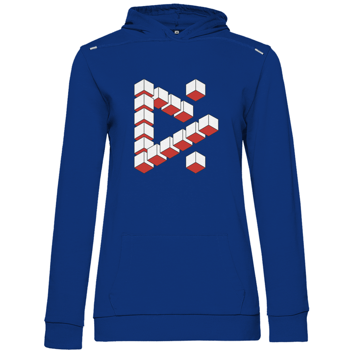 Abstrakte Kuben - Damen Hoodie - Textilzauber