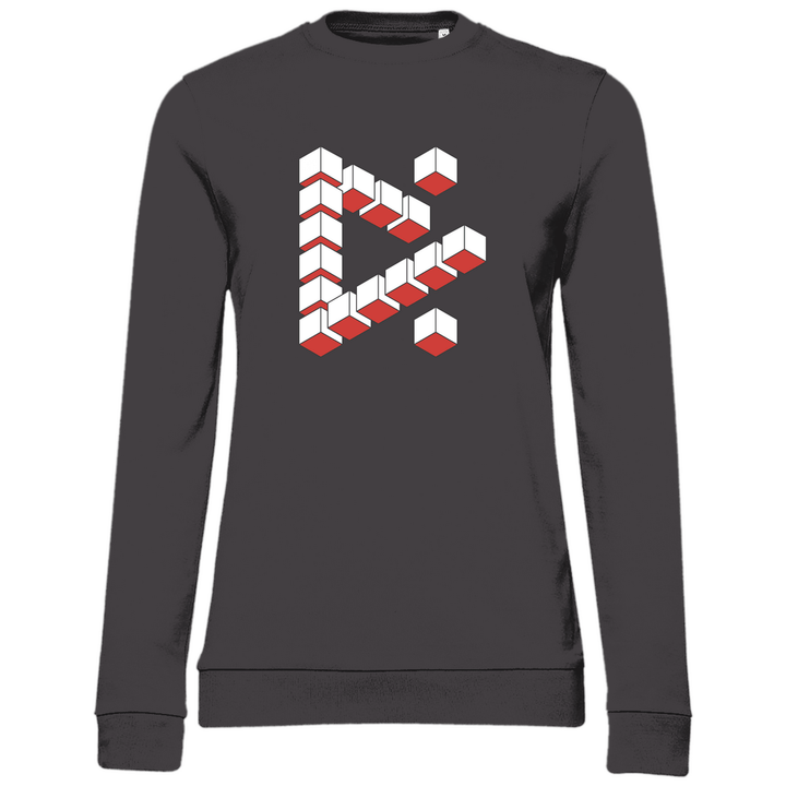 Abstrakte Kuben - Damen Sweatshirt - Textilzauber