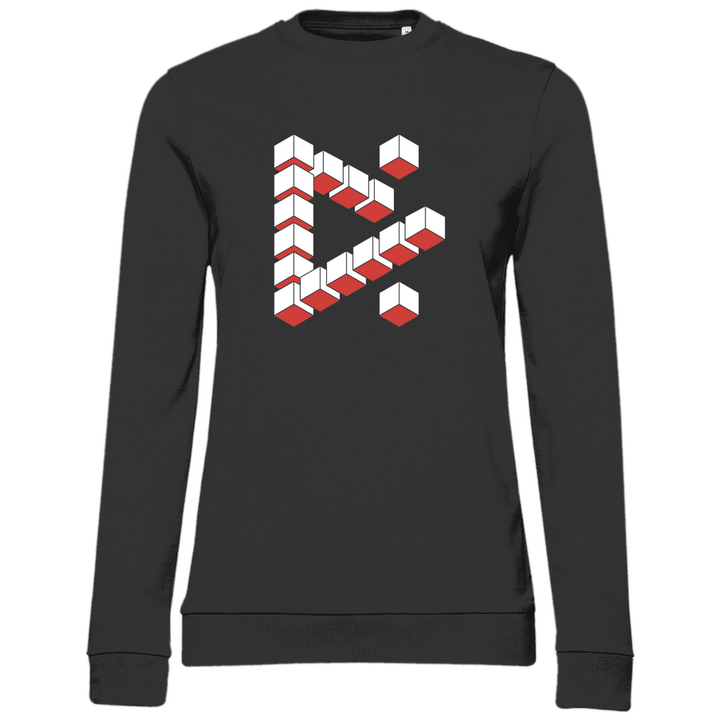 Abstrakte Kuben - Damen Sweatshirt - Textilzauber