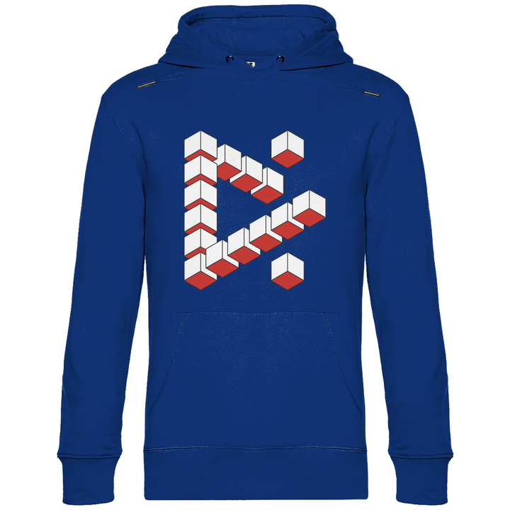 Abstrakte Kuben - Herren Hoodie - Textilzauber