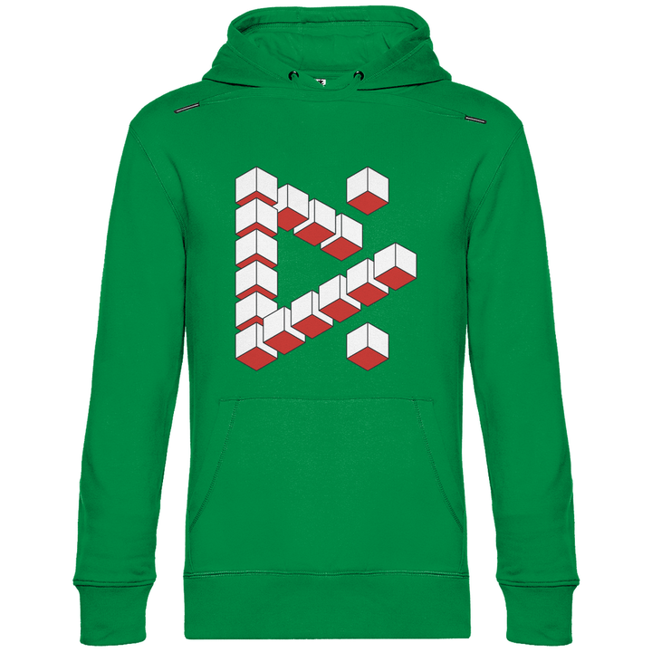Abstrakte Kuben - Herren Hoodie - Textilzauber