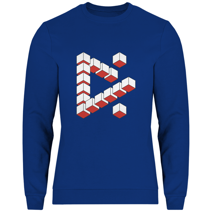 Abstrakte Kuben - Herren Sweatshirt - Textilzauber