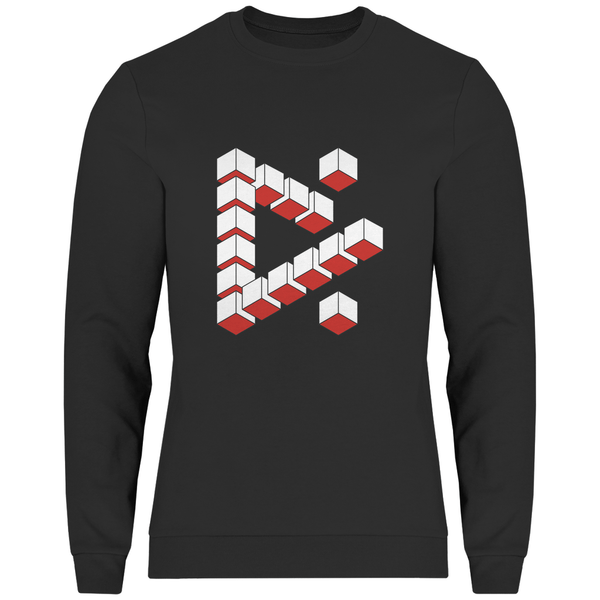 Abstrakte Kuben - Herren Sweatshirt - Textilzauber