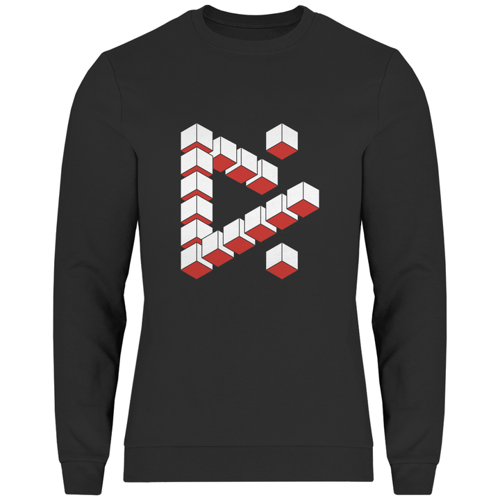 Abstrakte Kuben - Herren Sweatshirt - Textilzauber
