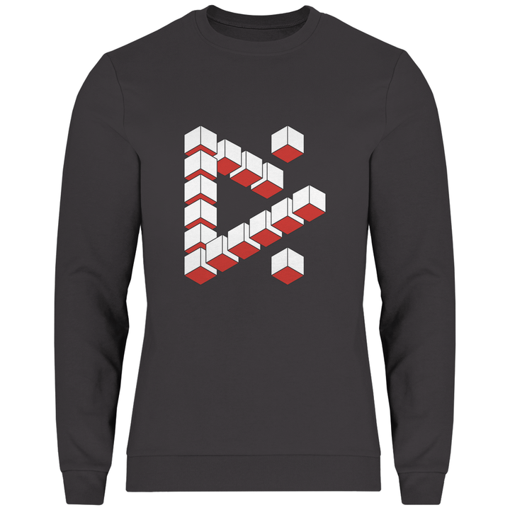 Abstrakte Kuben - Herren Sweatshirt - Textilzauber