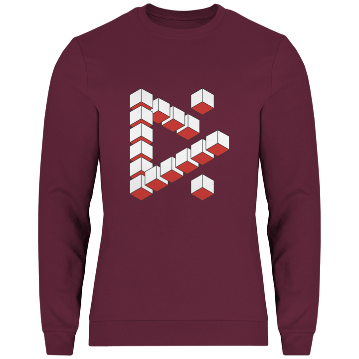 Abstrakte Kuben - Herren Sweatshirt - Textilzauber