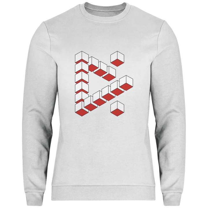 Abstrakte Kuben - Herren Sweatshirt - Textilzauber