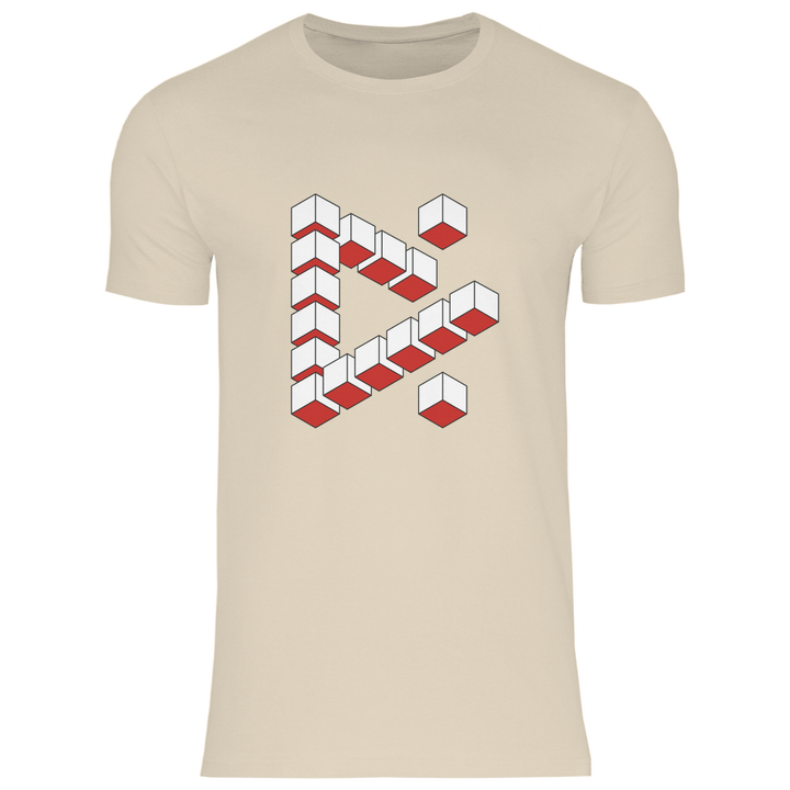 Abstrakte Kuben - Herren T - Shirt - Textilzauber