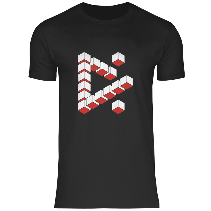 Abstrakte Kuben - Herren T - Shirt - Textilzauber