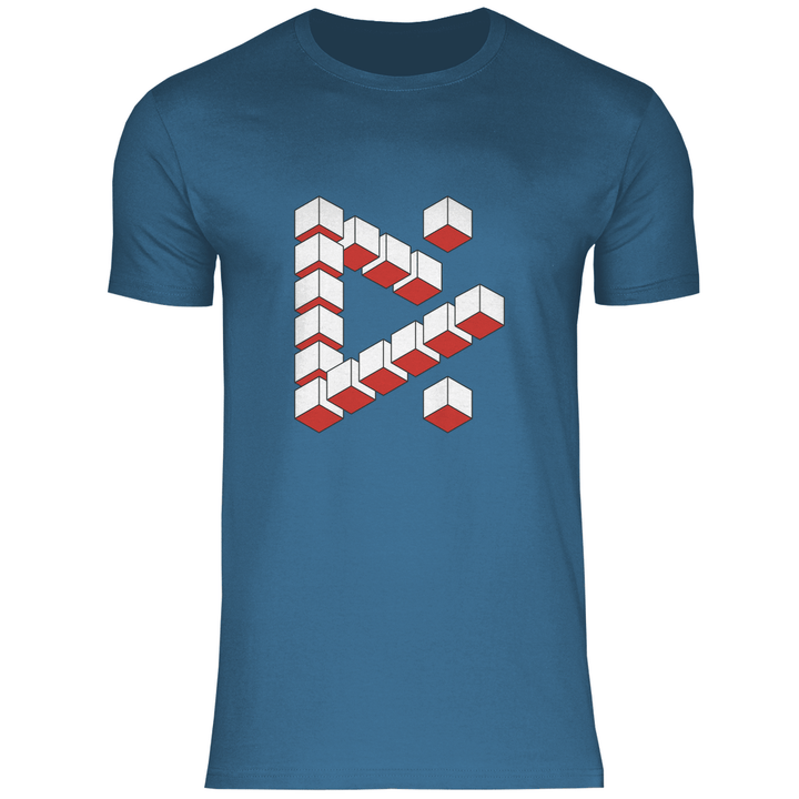 Abstrakte Kuben - Herren T - Shirt - Textilzauber