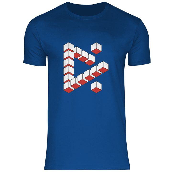 Abstrakte Kuben - Herren T - Shirt - Textilzauber