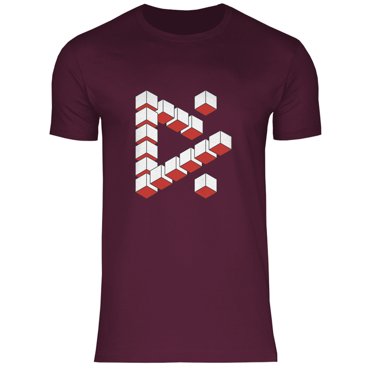 Abstrakte Kuben - Herren T - Shirt - Textilzauber