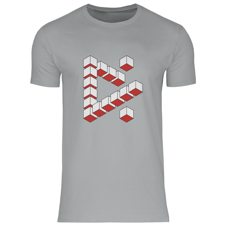 Abstrakte Kuben - Herren T - Shirt - Textilzauber