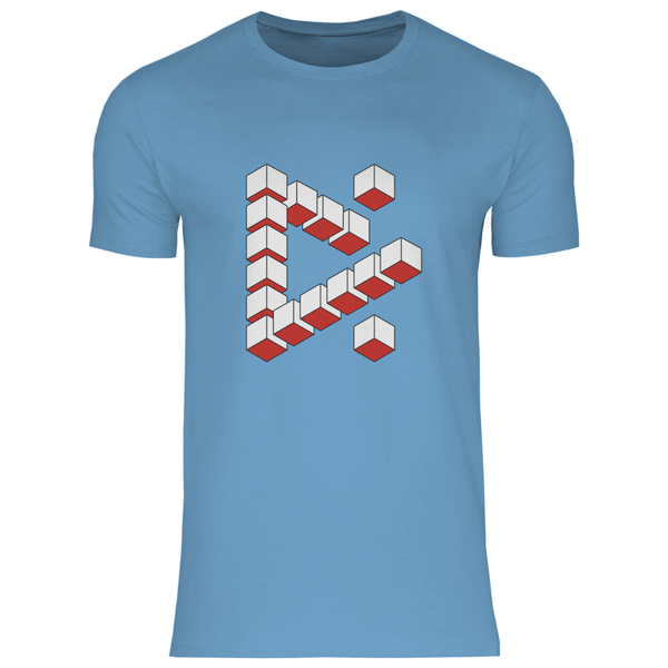 Abstrakte Kuben - Herren T - Shirt - Textilzauber