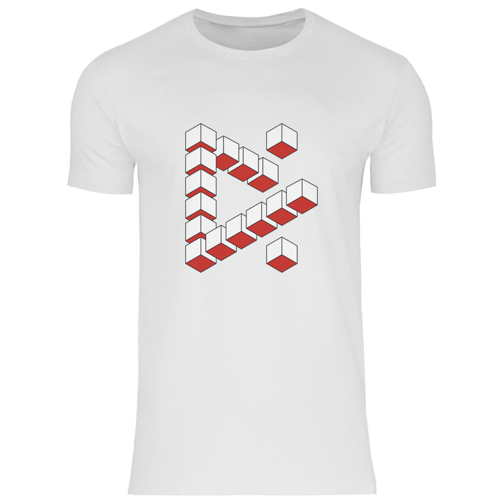 Abstrakte Kuben - Herren T - Shirt - Textilzauber