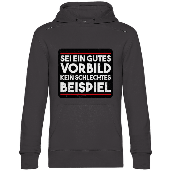 Sei ein gutes Vorbild - Herren Hoodie