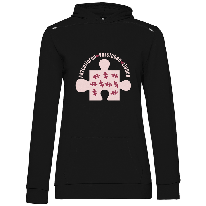 Akzeptieren Verstehen Lieben - Damen Hoodie - Textilzauber