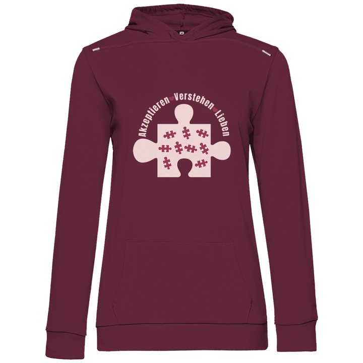 Akzeptieren Verstehen Lieben - Damen Hoodie - Textilzauber