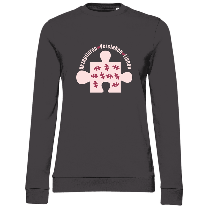 Akzeptieren Verstehen Lieben - Damen Sweatshirt - Textilzauber