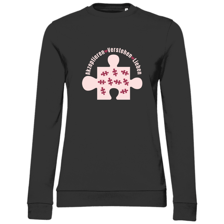 Akzeptieren Verstehen Lieben - Damen Sweatshirt - Textilzauber