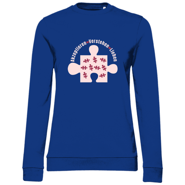 Akzeptieren Verstehen Lieben - Damen Sweatshirt - Textilzauber