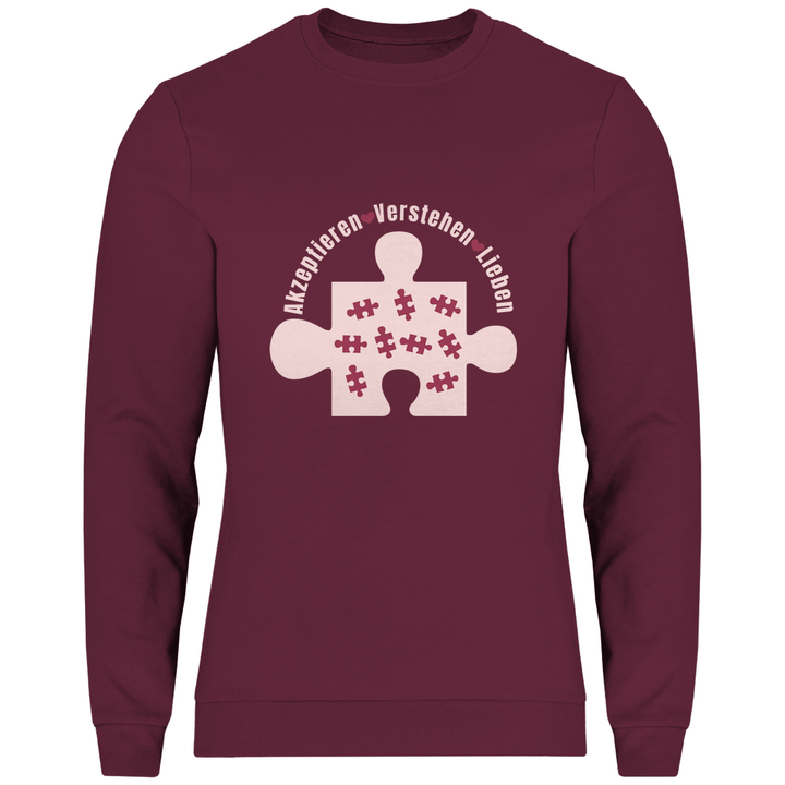 Akzeptieren Verstehen Lieben - Herren Sweatshirt - Textilzauber