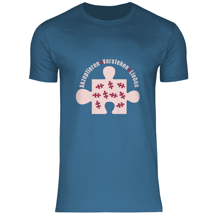 Akzeptieren Verstehen Lieben - Herren T - Shirt - Textilzauber