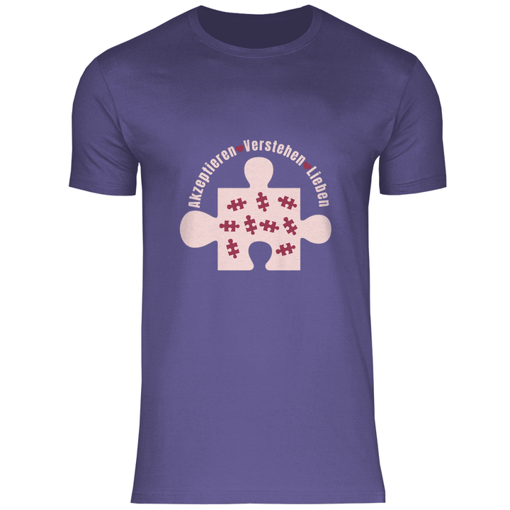 Akzeptieren Verstehen Lieben - Herren T - Shirt - Textilzauber