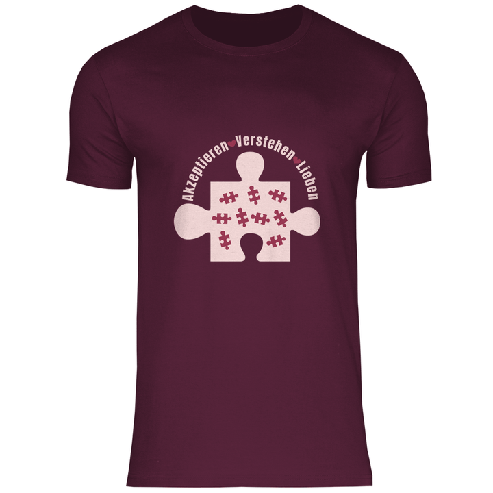 Akzeptieren Verstehen Lieben - Herren T - Shirt - Textilzauber