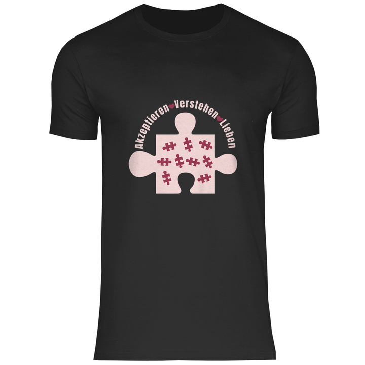 Akzeptieren Verstehen Lieben - Herren T - Shirt - Textilzauber