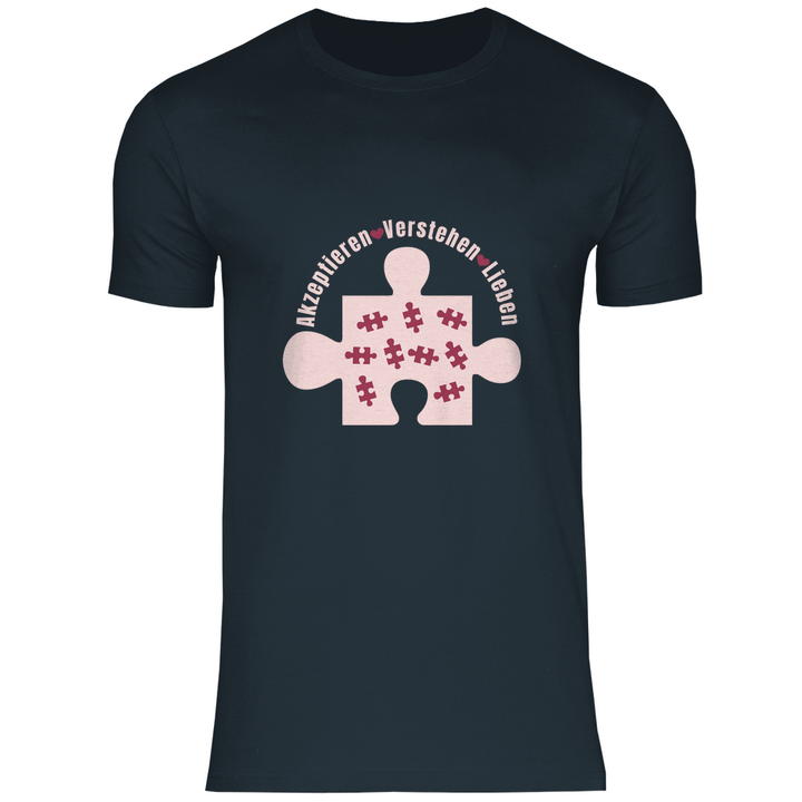 Akzeptieren Verstehen Lieben - Herren T - Shirt - Textilzauber