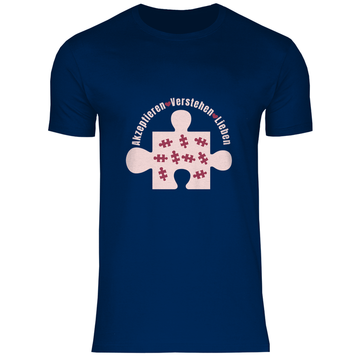 Akzeptieren Verstehen Lieben - Herren T - Shirt - Textilzauber
