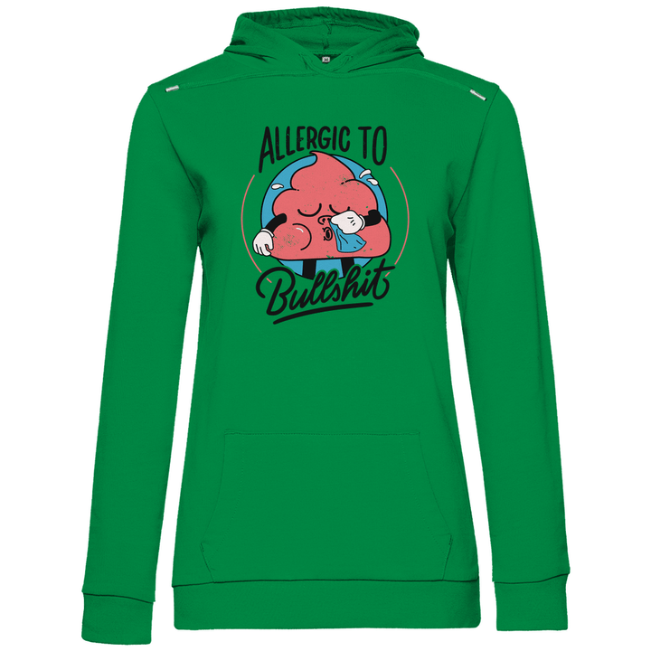 Allergic to Bullshit - Damen Hoodie - Textilzauber