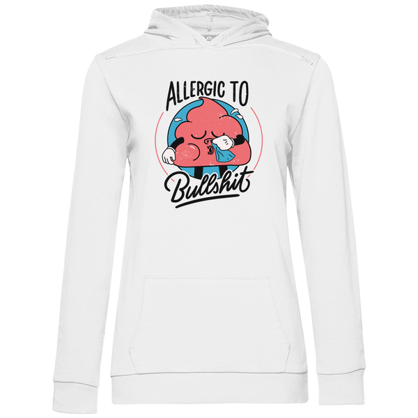 Allergic to Bullshit - Damen Hoodie - Textilzauber