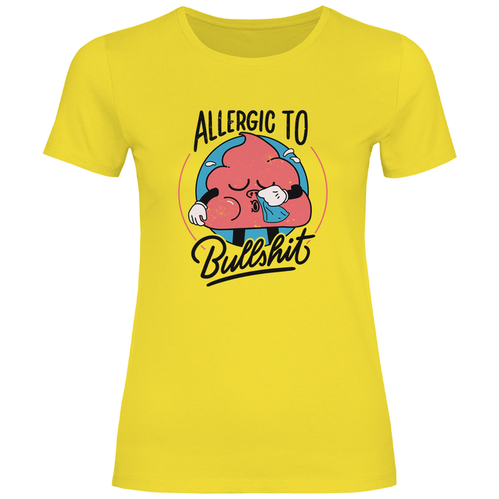 Allergic to Bullshit - Damen T - Shirt - Textilzauber
